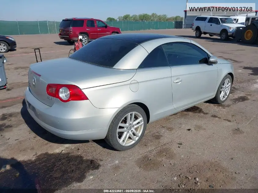 2009 Volkswagen Eos Lux VIN: WVWFA71F09V013768 Lot: 42222581