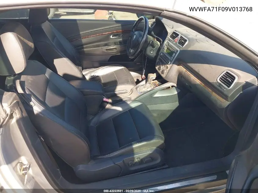 2009 Volkswagen Eos Lux VIN: WVWFA71F09V013768 Lot: 42222581