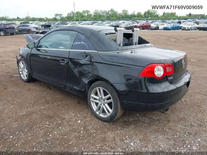2009 Volkswagen Eos Lux VIN: WVWFA71F69V009059 Lot: 42374463