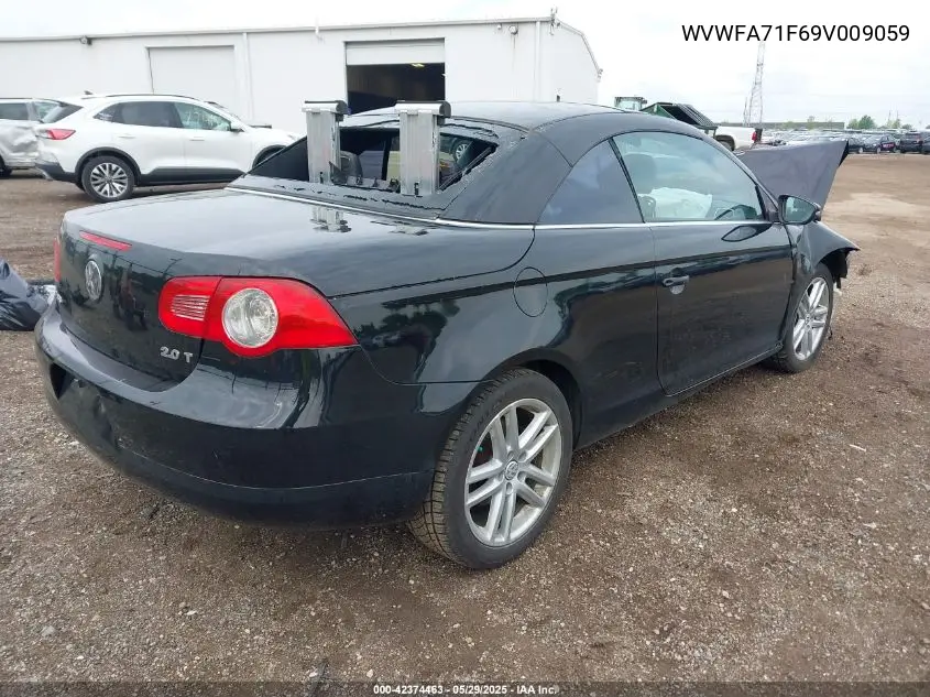 2009 Volkswagen Eos Lux VIN: WVWFA71F69V009059 Lot: 42374463