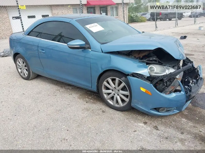 2009 Volkswagen Eos Komfort VIN: WVWBA71F89V023687 Lot: 42443265