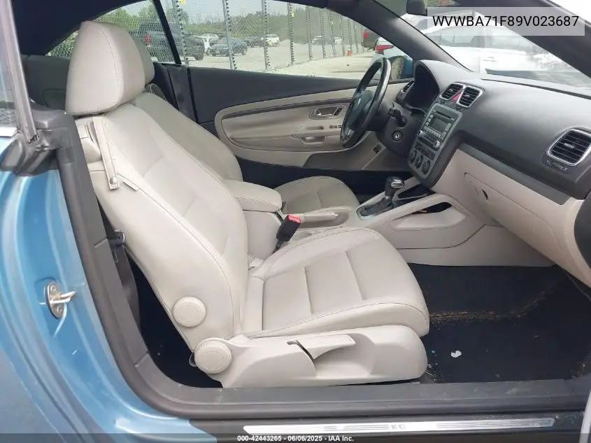 2009 Volkswagen Eos Komfort VIN: WVWBA71F89V023687 Lot: 42443265