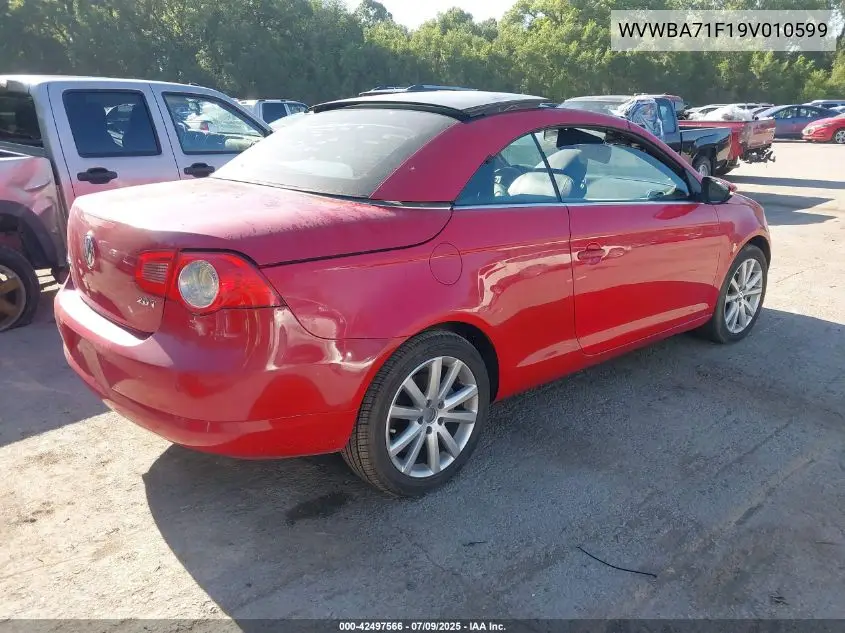 2009 Volkswagen Eos Komfort VIN: WVWBA71F19V010599 Lot: 42497566