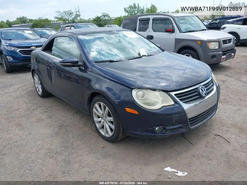 2009 Volkswagen Eos Komfort VIN: WVWBA71F99V012889 Lot: 42776153