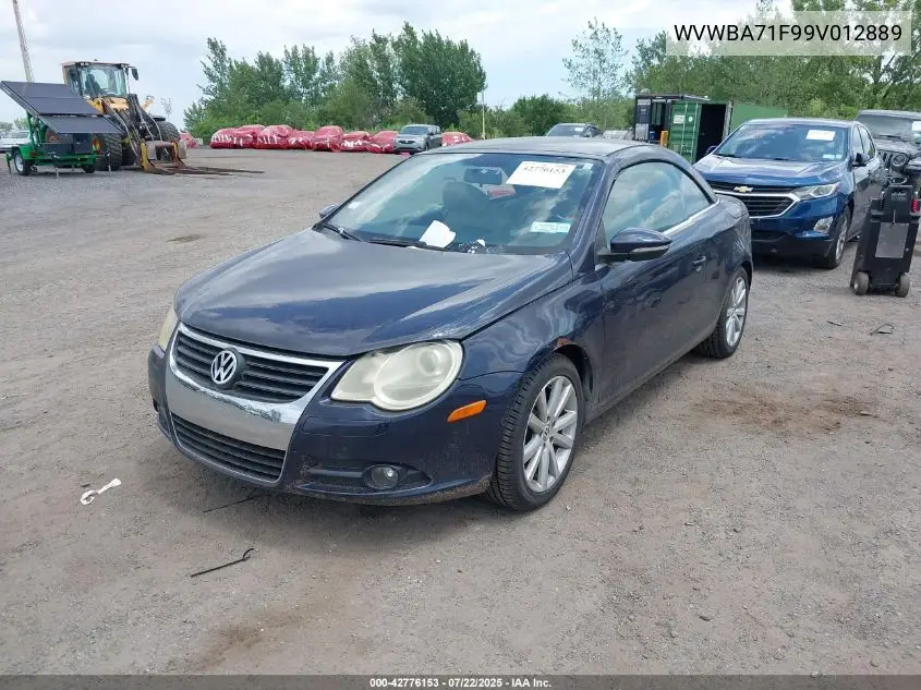 2009 Volkswagen Eos Komfort VIN: WVWBA71F99V012889 Lot: 42776153