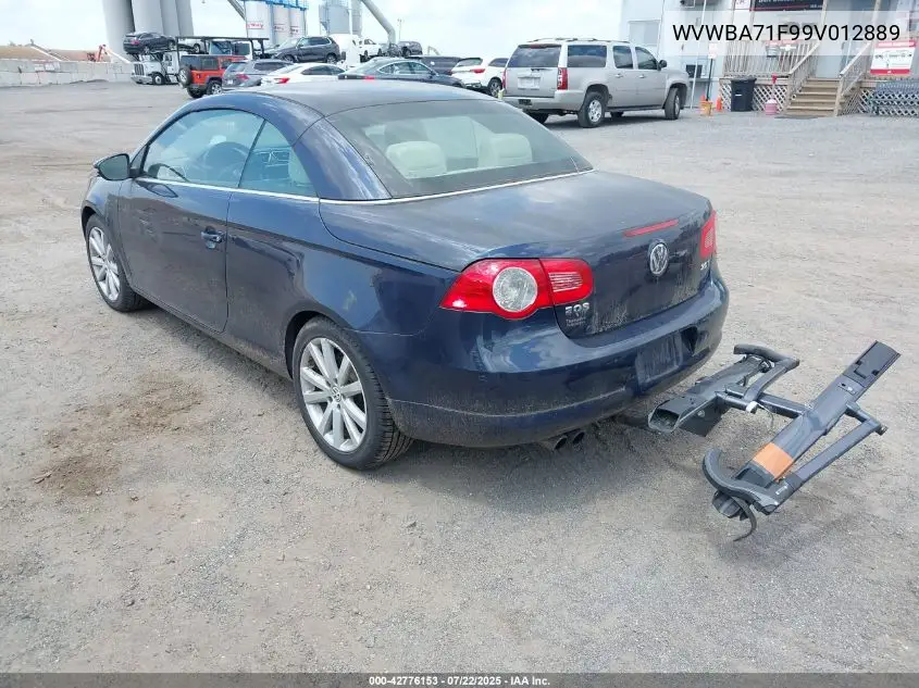 2009 Volkswagen Eos Komfort VIN: WVWBA71F99V012889 Lot: 42776153