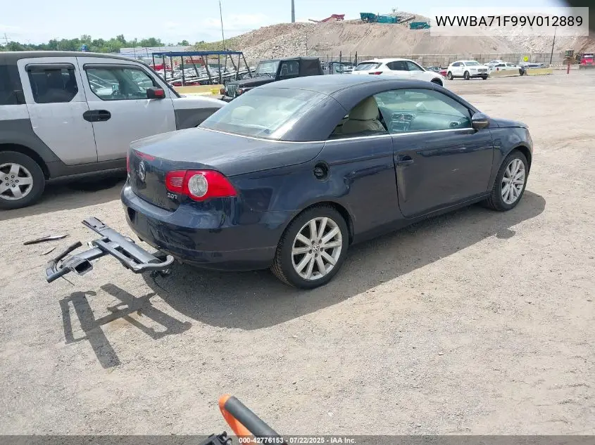 2009 Volkswagen Eos Komfort VIN: WVWBA71F99V012889 Lot: 42776153