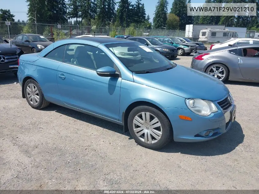 2009 Volkswagen Eos Komfort VIN: WVWBA71F29V021210 Lot: 42814324