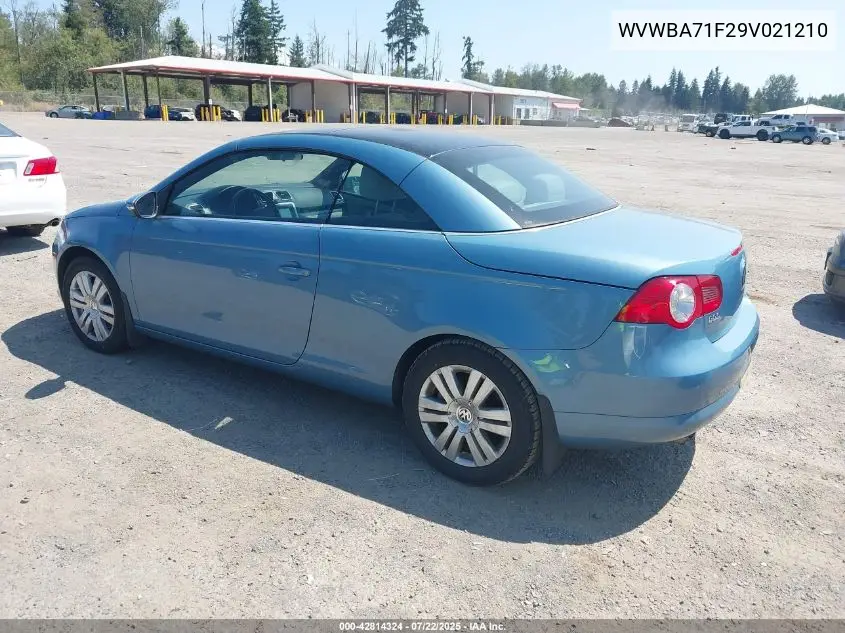 2009 Volkswagen Eos Komfort VIN: WVWBA71F29V021210 Lot: 42814324
