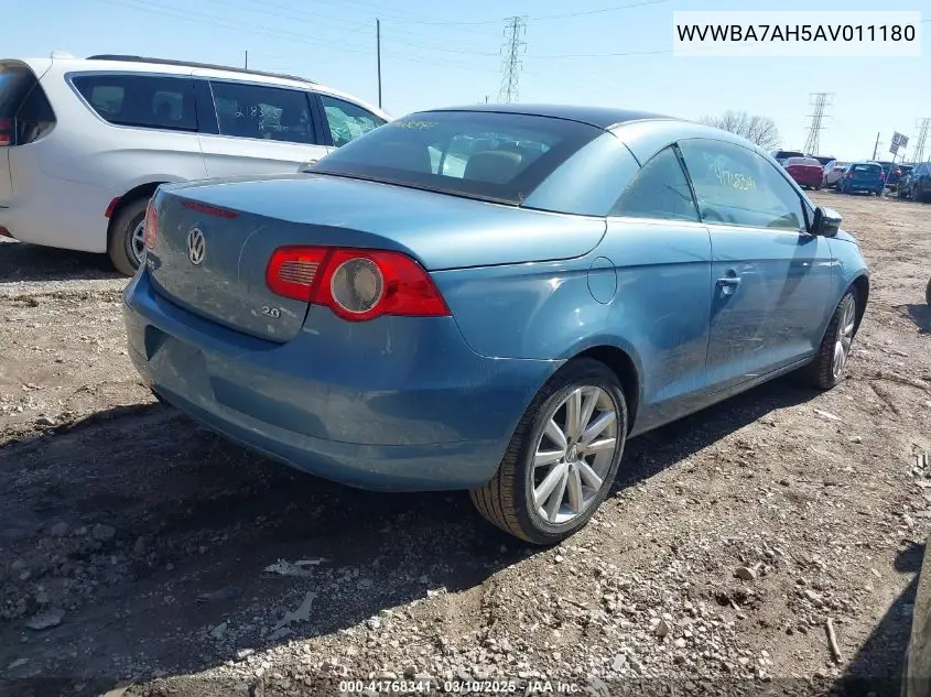 2010 Volkswagen Eos Komfort VIN: WVWBA7AH5AV011180 Lot: 41768341