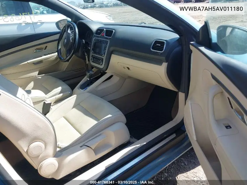 2010 Volkswagen Eos Komfort VIN: WVWBA7AH5AV011180 Lot: 41768341