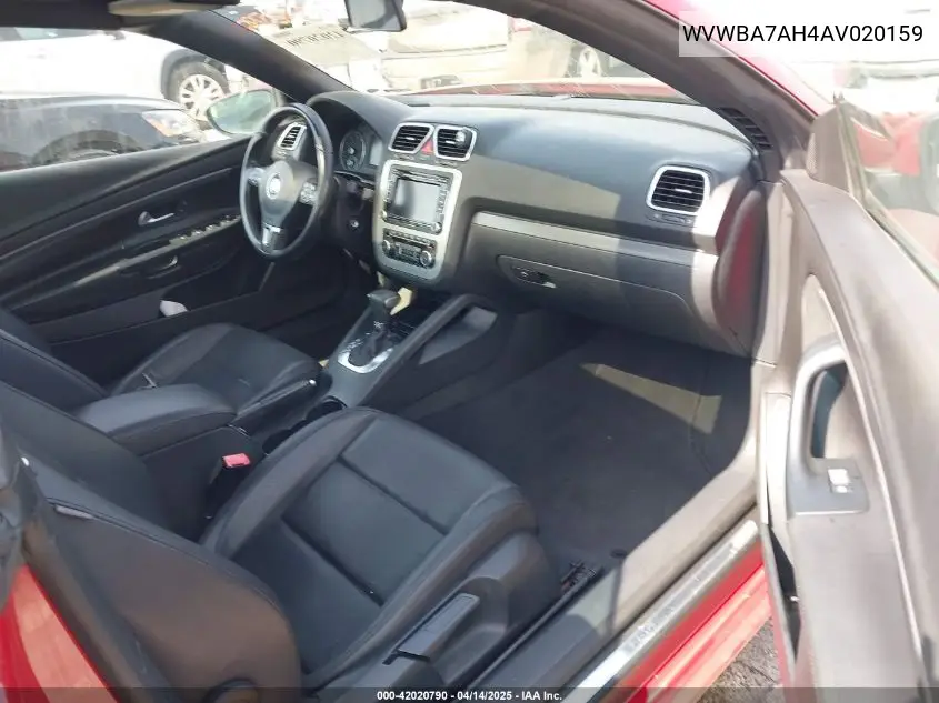 2010 Volkswagen Eos Komfort VIN: WVWBA7AH4AV020159 Lot: 42020790