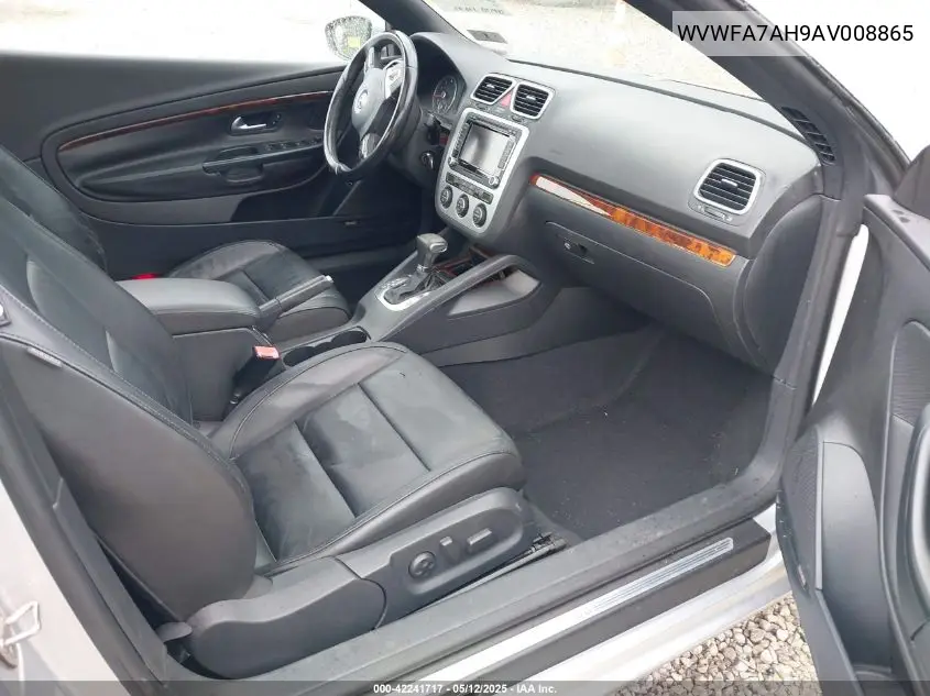 2010 Volkswagen Eos Lux VIN: WVWFA7AH9AV008865 Lot: 42241717
