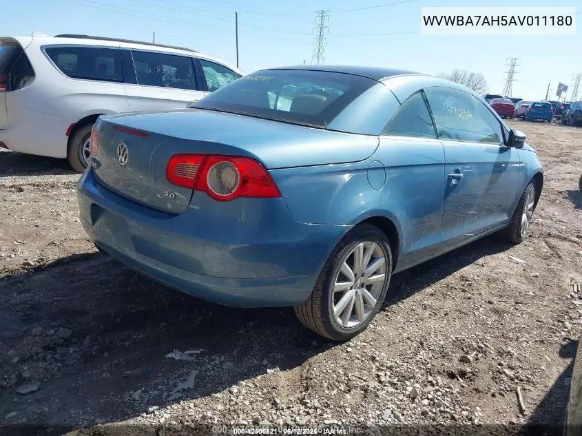 2010 Volkswagen Eos Komfort VIN: WVWBA7AH5AV011180 Lot: 42505821
