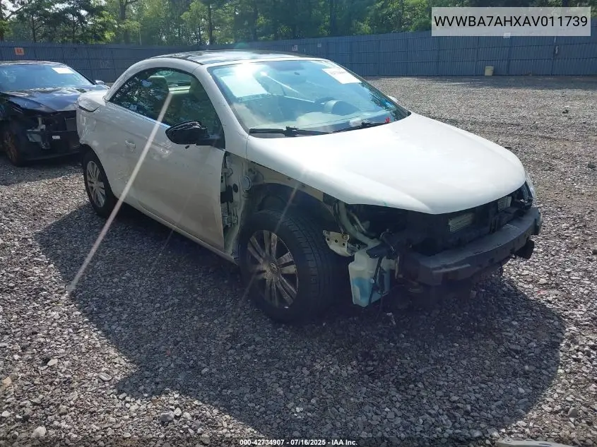 2010 Volkswagen Eos Komfort VIN: WVWBA7AHXAV011739 Lot: 42734907