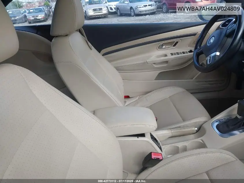 2010 Volkswagen Eos Komfort VIN: WVWBA7AH4AV024809 Lot: 42773112