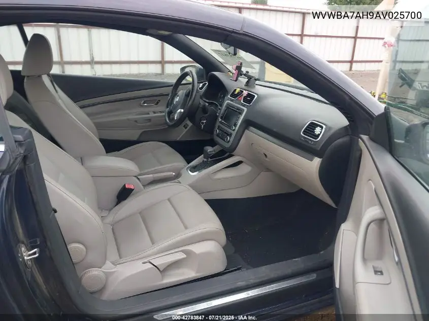 2010 Volkswagen Eos Komfort VIN: WVWBA7AH9AV025700 Lot: 42783847