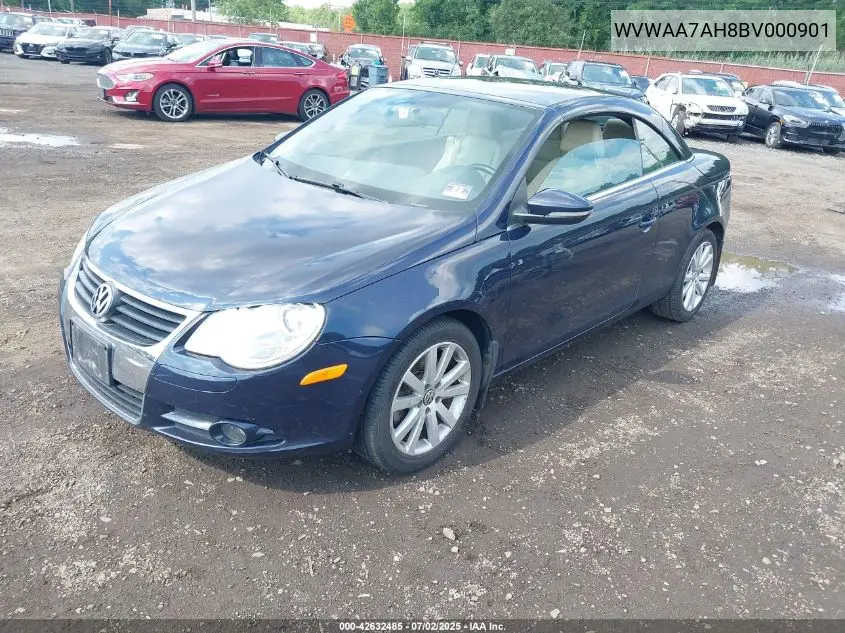 2011 Volkswagen Eos Komfort VIN: WVWAA7AH8BV000901 Lot: 42632485