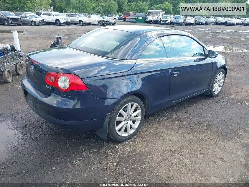 2011 Volkswagen Eos Komfort VIN: WVWAA7AH8BV000901 Lot: 42632485