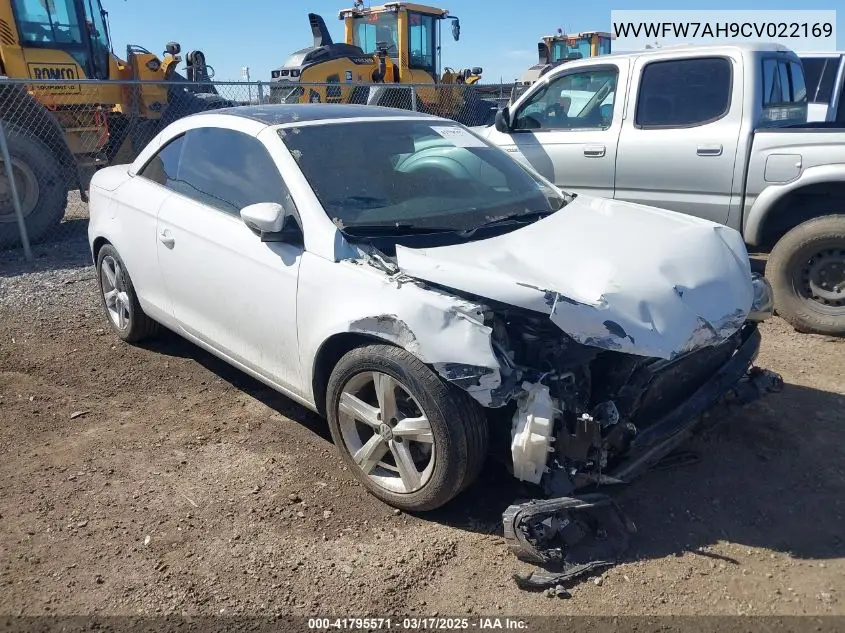 2012 Volkswagen Eos Lux VIN: WVWFW7AH9CV022169 Lot: 41795571