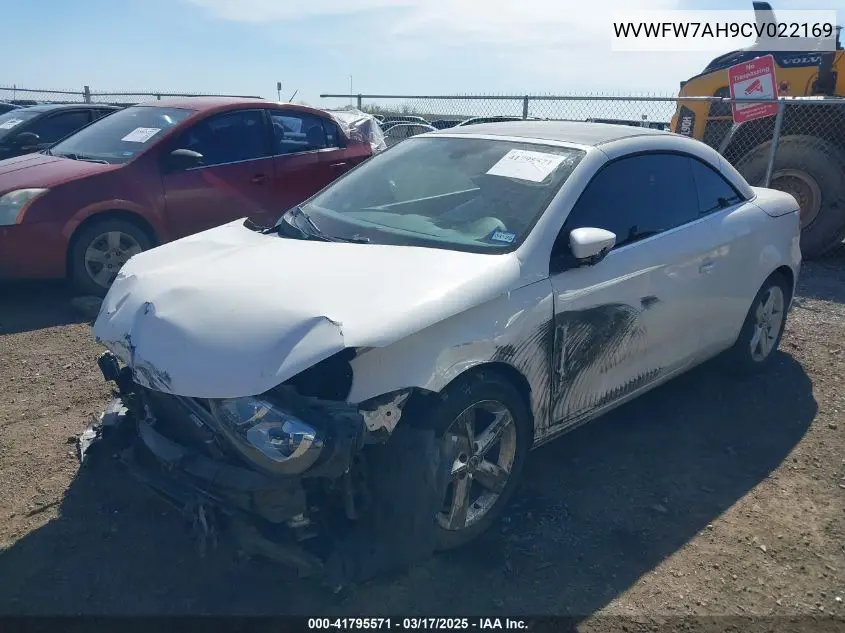 2012 Volkswagen Eos Lux VIN: WVWFW7AH9CV022169 Lot: 41795571