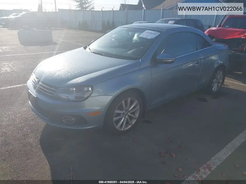2012 Volkswagen Eos Komfort VIN: WVWBW7AH1CV022066 Lot: 41950391