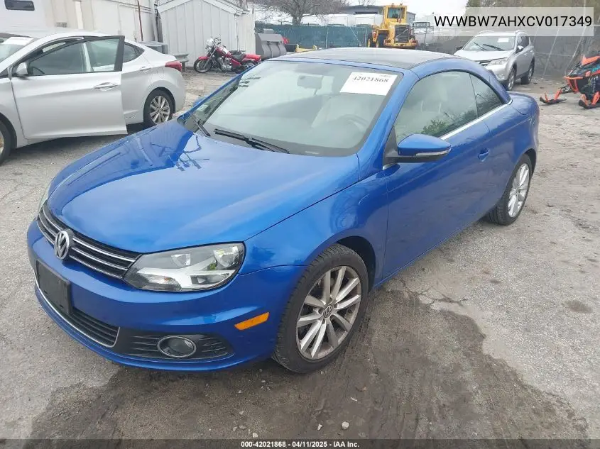 2012 Volkswagen Eos Komfort VIN: WVWBW7AHXCV017349 Lot: 42021868