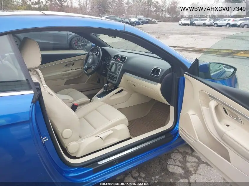 2012 Volkswagen Eos Komfort VIN: WVWBW7AHXCV017349 Lot: 42021868