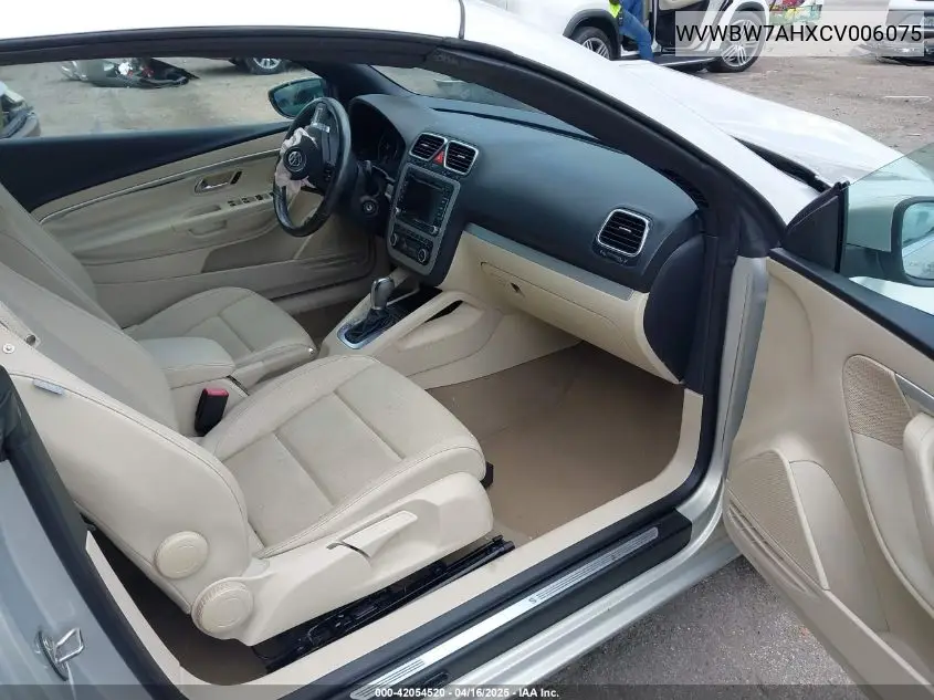 2012 Volkswagen Eos Komfort VIN: WVWBW7AHXCV006075 Lot: 42054520