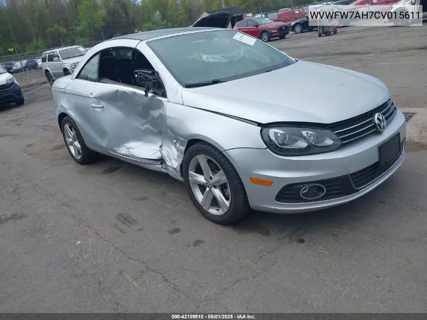 2012 Volkswagen Eos Lux VIN: WVWFW7AH7CV015611 Lot: 42109910