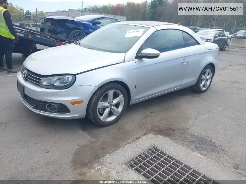 2012 Volkswagen Eos Lux VIN: WVWFW7AH7CV015611 Lot: 42109910