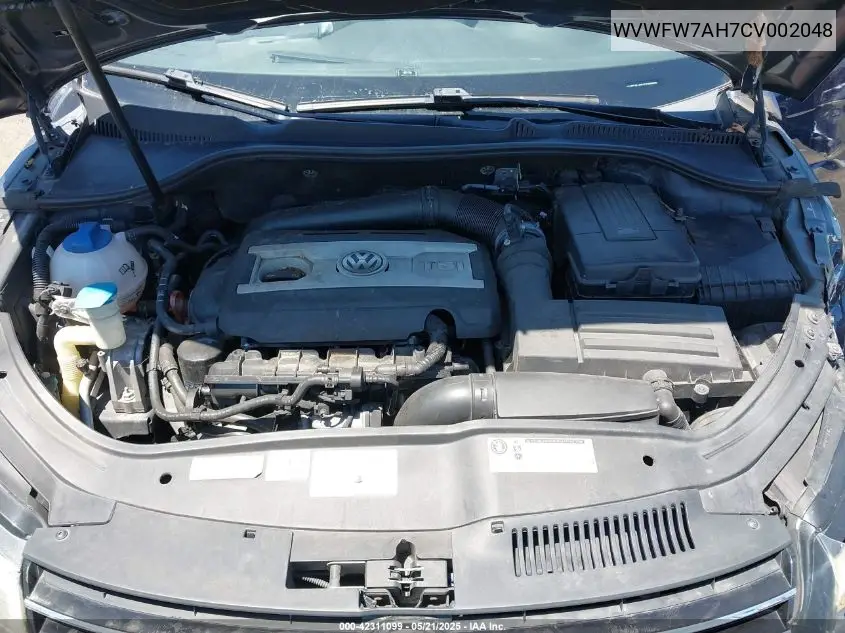 2012 Volkswagen Eos Executive VIN: WVWFW7AH7CV002048 Lot: 42311099