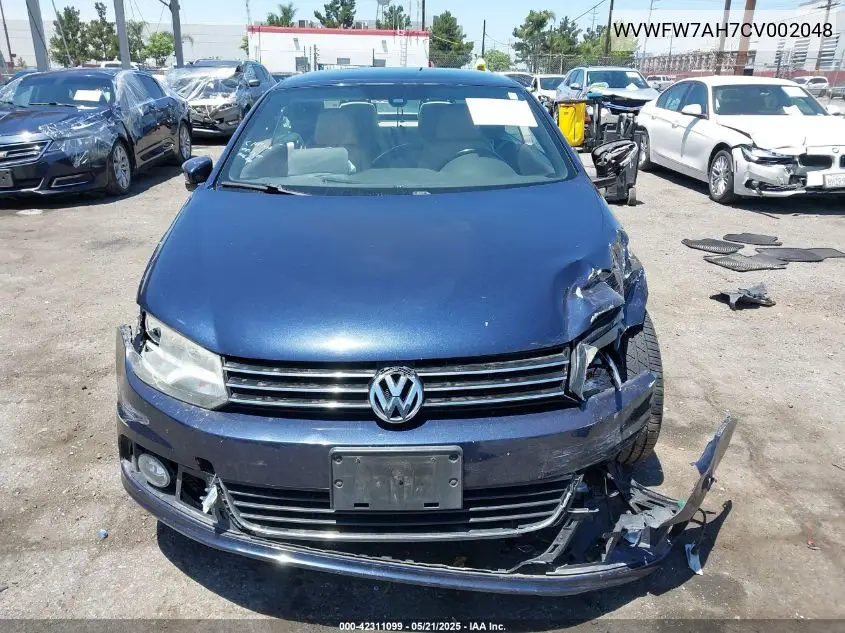 2012 Volkswagen Eos Executive VIN: WVWFW7AH7CV002048 Lot: 42311099