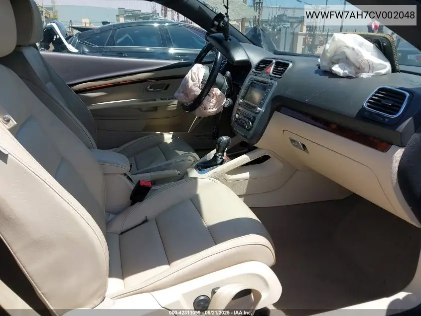 2012 Volkswagen Eos Executive VIN: WVWFW7AH7CV002048 Lot: 42311099