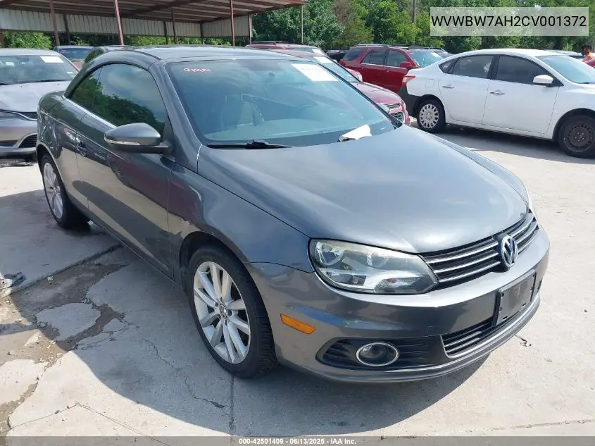 2012 Volkswagen Eos Komfort VIN: WVWBW7AH2CV001372 Lot: 42501409
