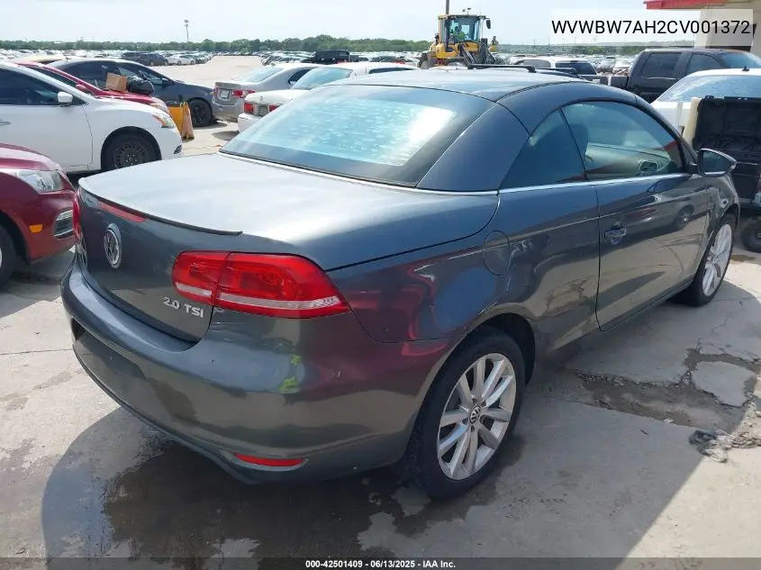 2012 Volkswagen Eos Komfort VIN: WVWBW7AH2CV001372 Lot: 42501409