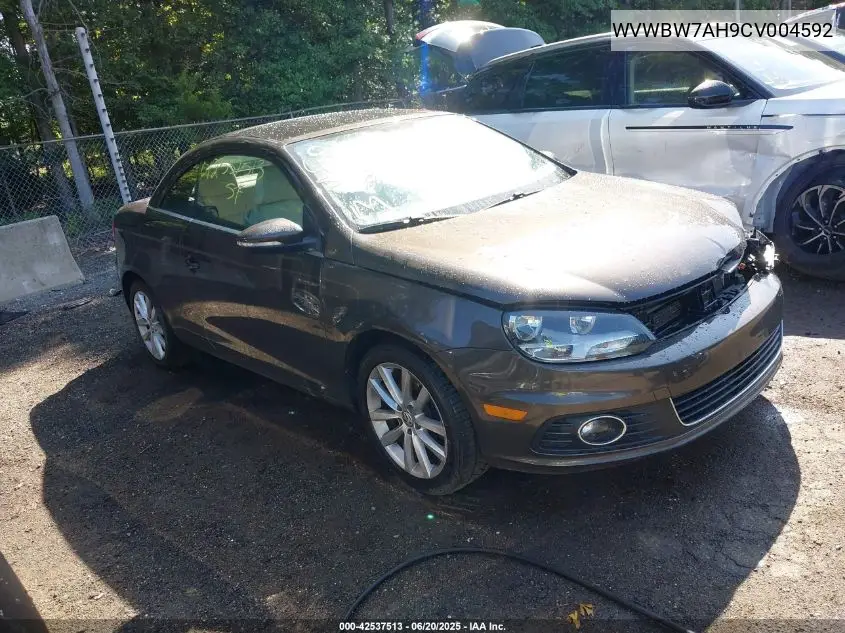 2012 Volkswagen Eos Komfort VIN: WVWBW7AH9CV004592 Lot: 42537513