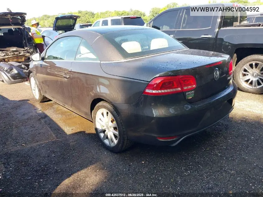 2012 Volkswagen Eos Komfort VIN: WVWBW7AH9CV004592 Lot: 42537513