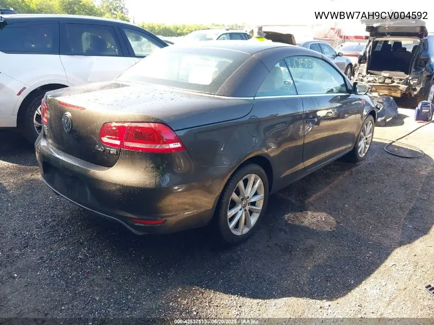 2012 Volkswagen Eos Komfort VIN: WVWBW7AH9CV004592 Lot: 42537513