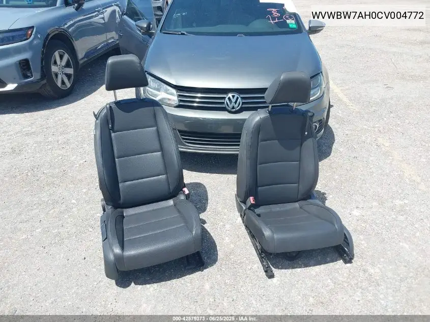 2012 Volkswagen Eos Komfort VIN: WVWBW7AH0CV004772 Lot: 42579373