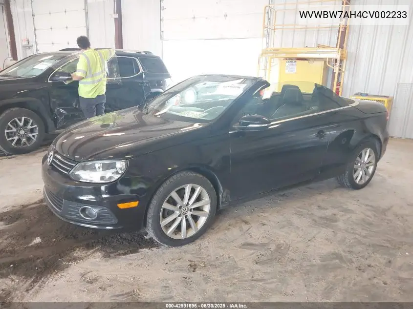 2012 Volkswagen Eos Komfort VIN: WVWBW7AH4CV002233 Lot: 42591696