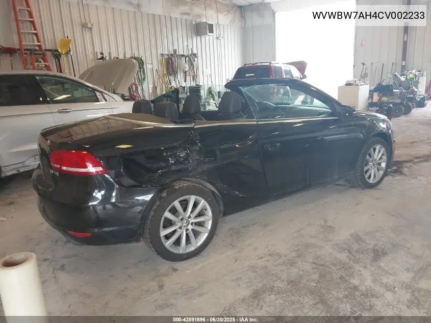 2012 Volkswagen Eos Komfort VIN: WVWBW7AH4CV002233 Lot: 42591696