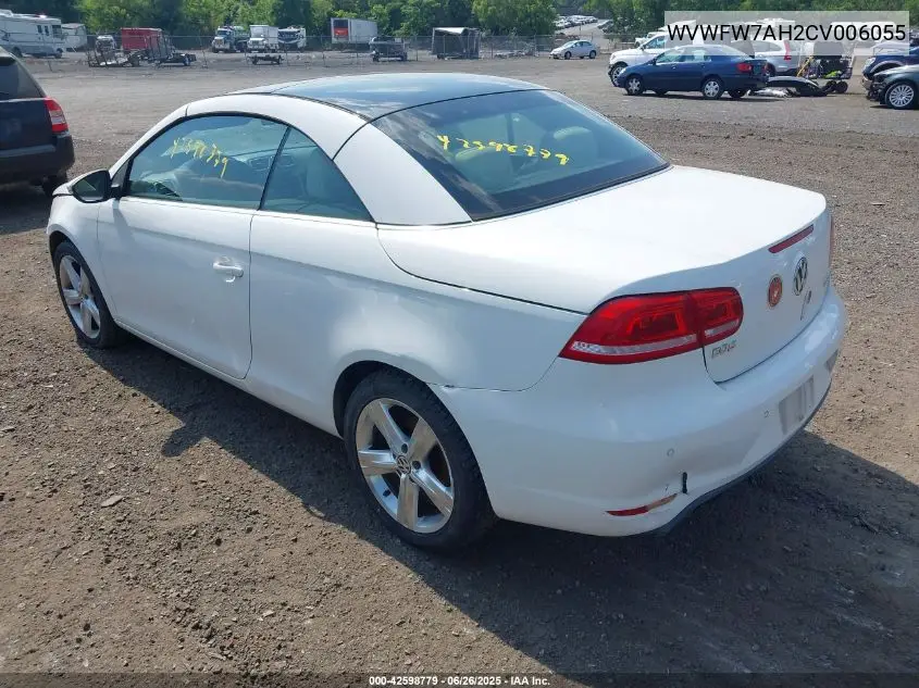 2012 Volkswagen Eos Lux VIN: WVWFW7AH2CV006055 Lot: 42598779