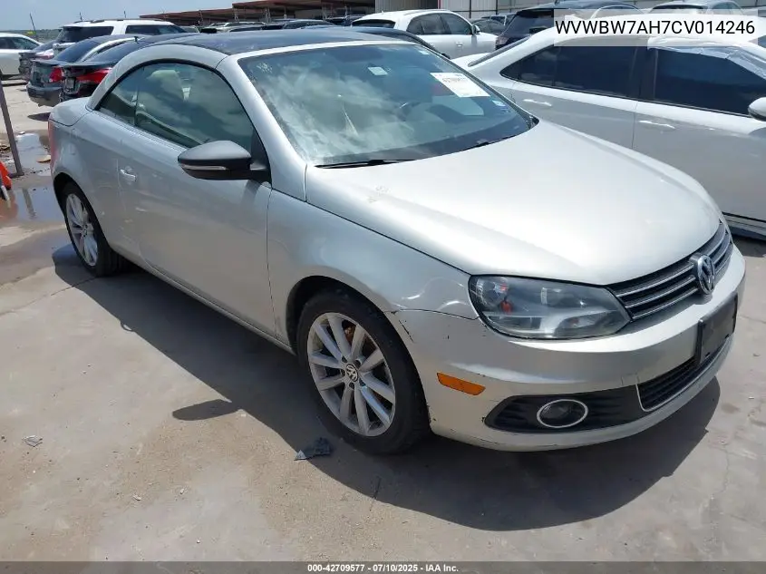 2012 Volkswagen Eos Komfort VIN: WVWBW7AH7CV014246 Lot: 42709577