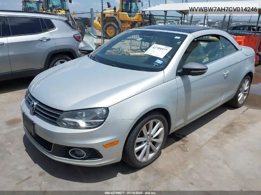 2012 Volkswagen Eos Komfort VIN: WVWBW7AH7CV014246 Lot: 42709577
