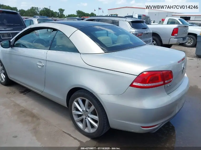2012 Volkswagen Eos Komfort VIN: WVWBW7AH7CV014246 Lot: 42709577