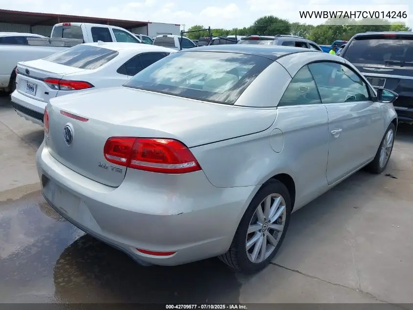 2012 Volkswagen Eos Komfort VIN: WVWBW7AH7CV014246 Lot: 42709577