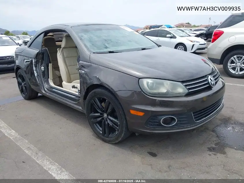 2012 Volkswagen Eos Executive VIN: WVWFW7AH3CV009935 Lot: 42760806