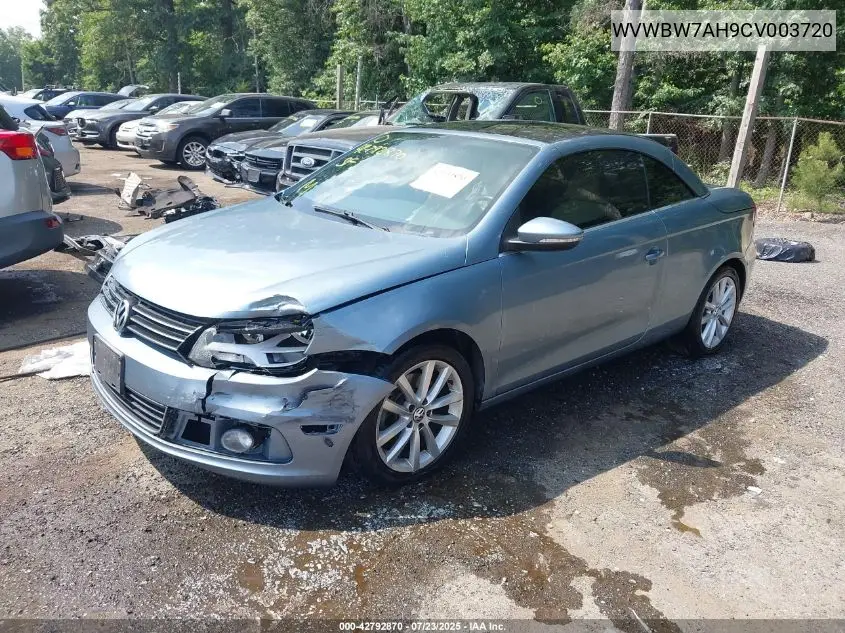 2012 Volkswagen Eos Komfort VIN: WVWBW7AH9CV003720 Lot: 42792870
