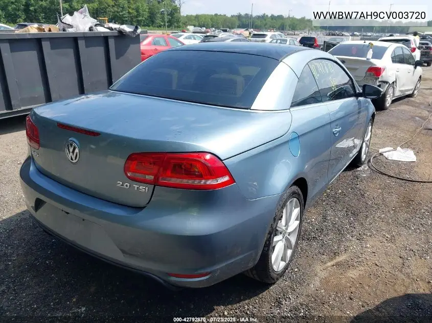 2012 Volkswagen Eos Komfort VIN: WVWBW7AH9CV003720 Lot: 42792870
